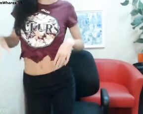 katrinamiller sexy slim teen brunette teasing body webcam show