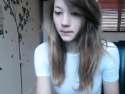 MissAlice_18 slim busty sexy teen fuck pussy glass dildo webcam show