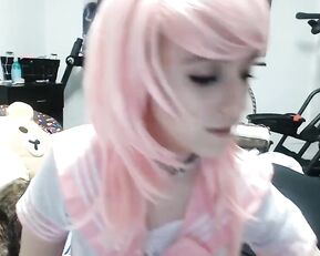 Lana_rain pink hair teen hot vibrating pussy webcam show
