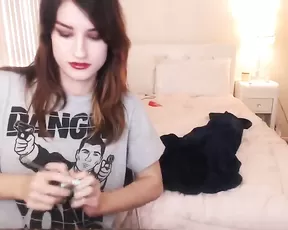 Aynmarie sexy beauty milf fucking anal steel toy webcam show
