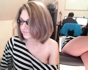 Sexyofficegirl sexy milf show her tits webcam show