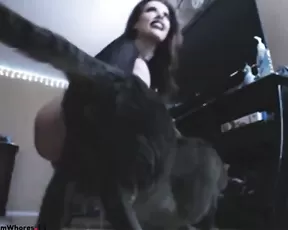 Passion brunette milf erotic dancing webcam show