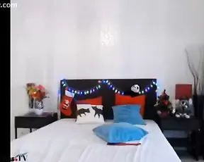 Super hot blonde angel in action