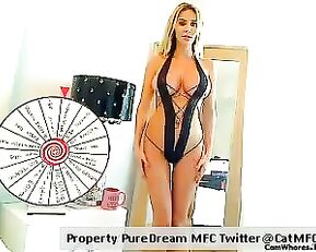 Sex bomb busty milf blonde teasing webcam show