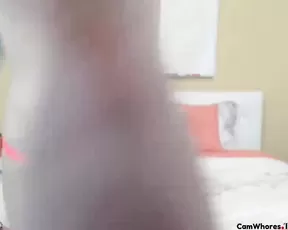 A hot blonde is jacking off
