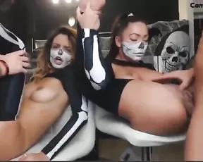 Cutie is jacking off with a sex toy