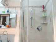 Long haired babe in stockings