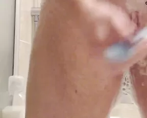 ScottishTease sexy naked girl play with pussy in shower webcam show