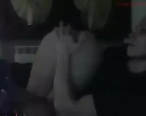 Sexy teen couple hot blowjob webcam show