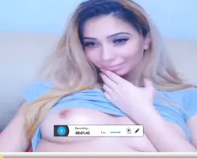Don't miss it! Cubes of eyes on her boobs!