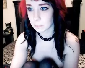 FireNymph dirty slim teen brunette teasing webcam show