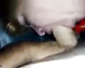 Blonde milf make deepthroat POV blowjob webcam show