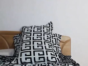 Nude teen in glasses fingering webcam show