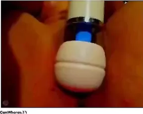 Cute brunette teen darling cumming