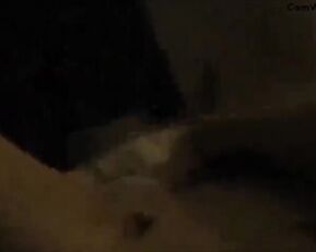 Swedish girl POV fingering pussy in bed webcam show