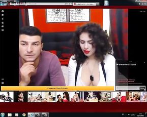 Sexy busty milf brunette free teasing webcam show