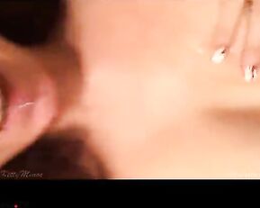 Beauty teen make POV blowjob webcam show