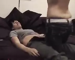 Hot milf brunette amateur fucking webcam show