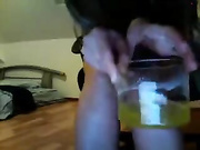 Vida001 sexy girl masturbate use huge toy webcam show