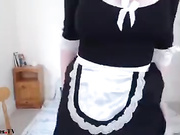 Juicy brunette milf in stockings masturbate webcam show