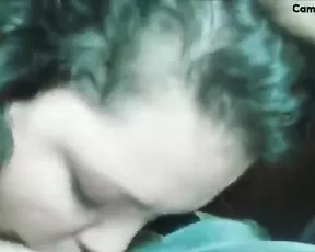 Fat mature make couple POV blowjob webcam show