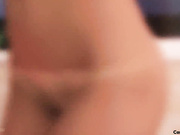 Sweet sexy blonde teen play with herself webcam show