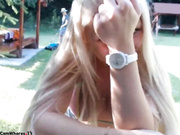 Superhorny babe works two hard dicks