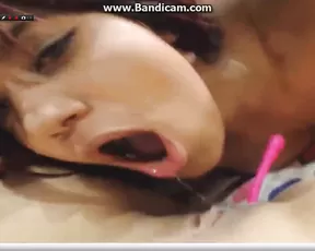 Amazing babe flashes her pussy and ass
