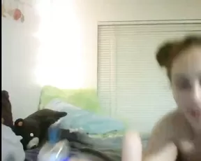Lolitababy tasty and busty teen vibrating pussy webcam show