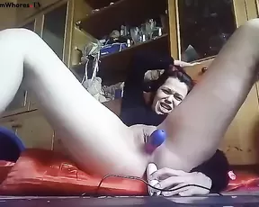 Dirty milf hard masturbate anal and pussy webcam show