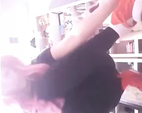 Hot girl dancing striptease webcam show