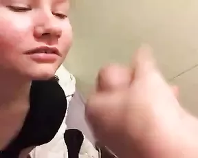 Girl get amateur facial webcam show