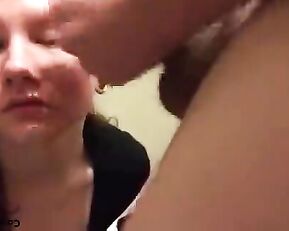 Girl get amateur facial webcam show