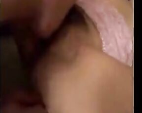 Asian brunette teen couple blowjob and sex webcam show