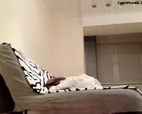 Skinny girl does a sexy display