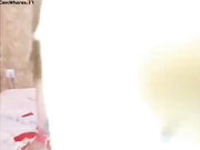 Slim beauty brunette teasing nude body webcam show