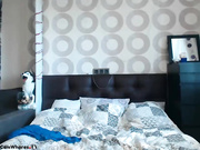 Sexy naked teen in bed vibrating pussy webcam show