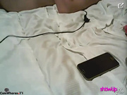 Slim girl in bed free webcam show