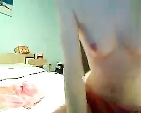 Slim sweet teen blonde fingering webcam show