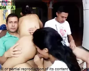 So pretty puertorrican brunette wife is taken on video by his "bellaco" husband