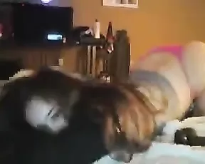 Tasty beauty teen in bed free teasing webcam show
