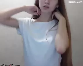 Slim sexy teen dancing and show body in webcam chat webcam show
