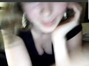 Nice teen play with big tits webcam show