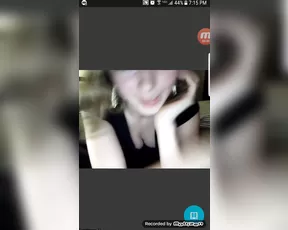 Nice teen play with big tits webcam show