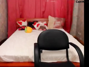 Sweet slim teen in underwear teasing webcam show