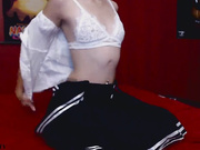 burning_melody very slim teen teasing in underwear webcam show