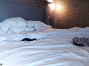 Smiling and spreading my legs wide