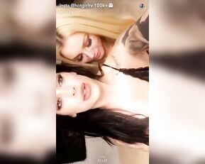 Ana Lorde & Heidi Grey sex bomb tasty lesbians teasing webcam show