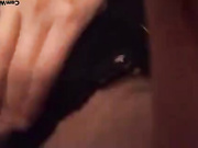 Girl hot fingering pussy in panties webcam show