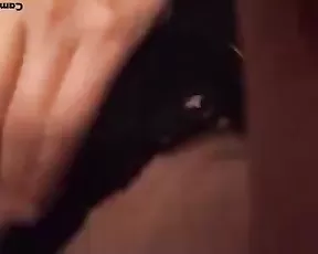 Girl hot fingering pussy in panties webcam show